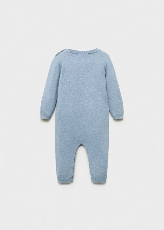 Długi kombinezon z kieszenią na piersi Długi kombinezon z kieszenią na piersi