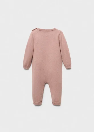 Długi kombinezon z kieszenią na piersi