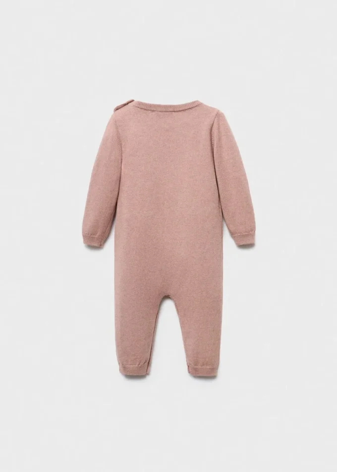 Długi kombinezon z kieszenią na piersi Długi kombinezon z kieszenią na piersi