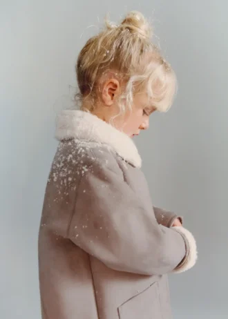 Długi płaszcz dwustronny