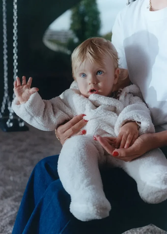 Długi płaszcz z owczej skóry Długi płaszcz z owczej skóry