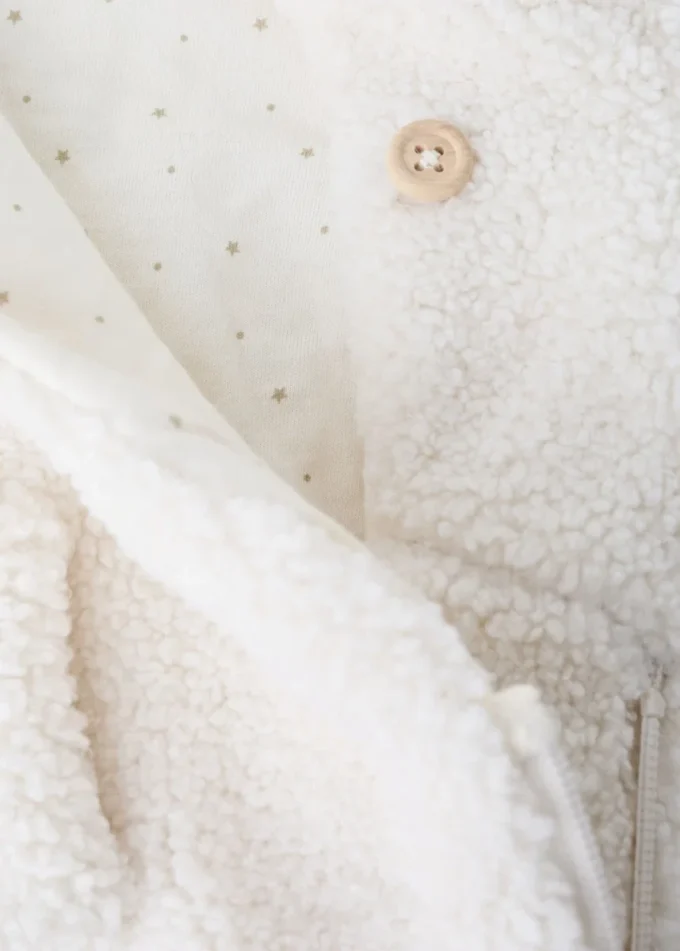 Długi płaszcz z owczej skóry Długi płaszcz z owczej skóry