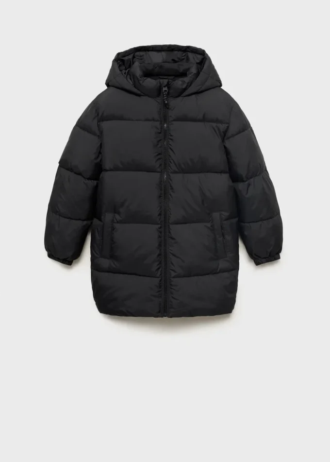 Długi płaszcz z wyściełaną podszewką Długi płaszcz z wyściełaną podszewką