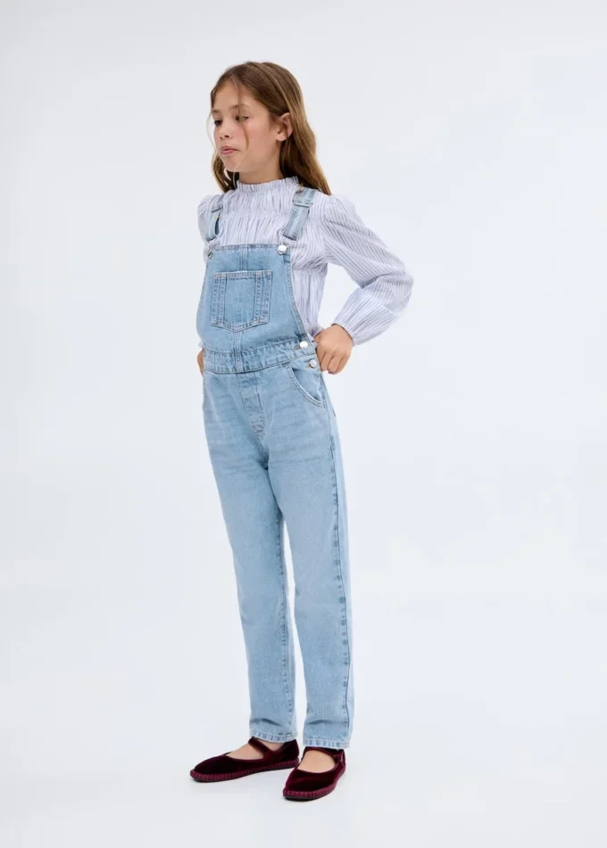 Długie dżinsowe ogrodniczki Długie dżinsowe ogrodniczki