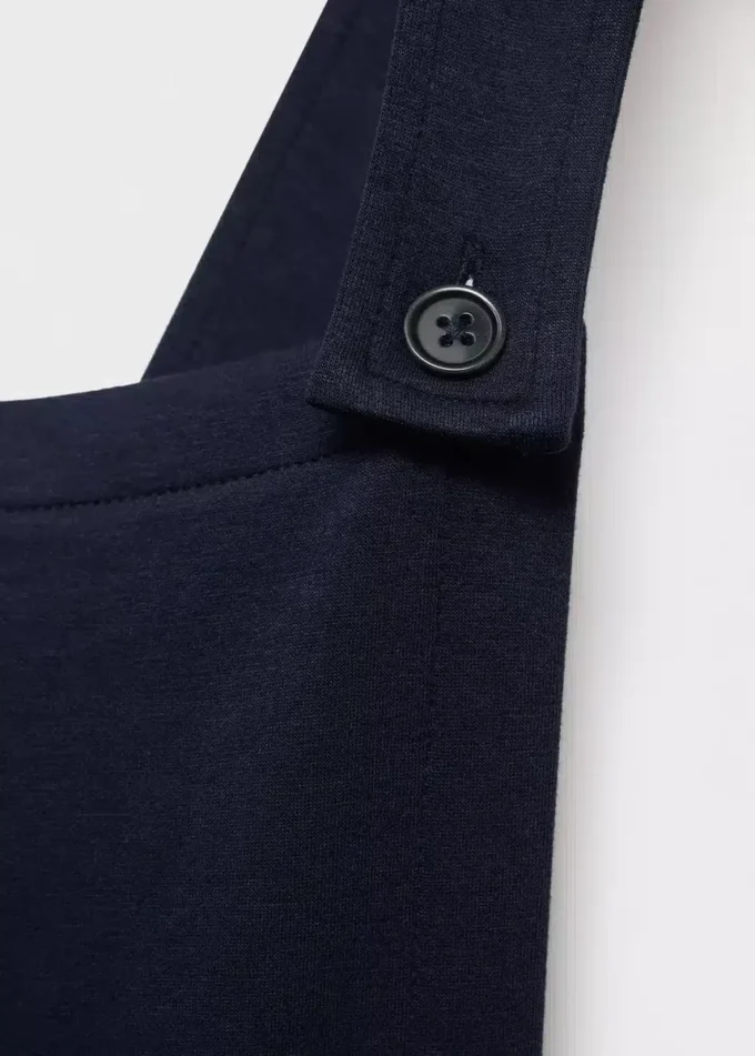 Długie dzianinowe ogrodniczki Długie dzianinowe ogrodniczki