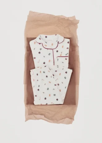 Długie piżamy z nadrukiem