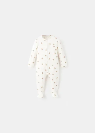 Długie piżamy z nadrukiem