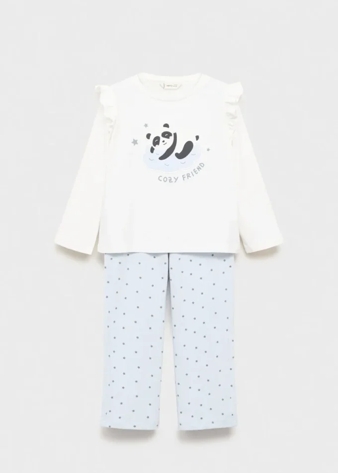 Długie piżamy z nadrukiem Długie piżamy z nadrukiem