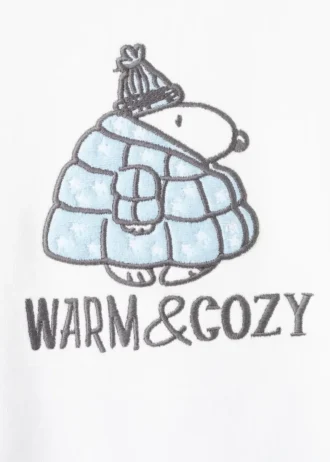 Długie piżamy z nadrukiem