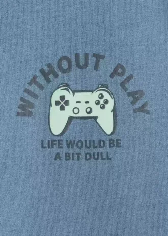 Długie piżamy z nadrukiem