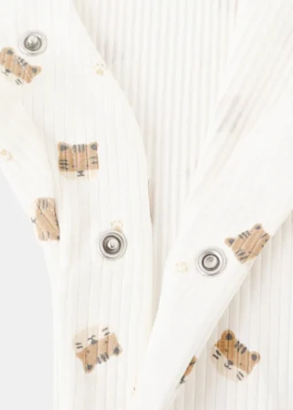 Długie piżamy z nadrukiem