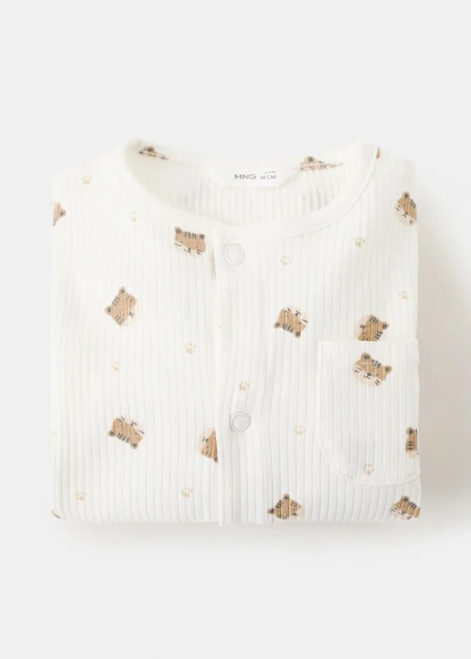 Długie piżamy z nadrukiem Długie piżamy z nadrukiem