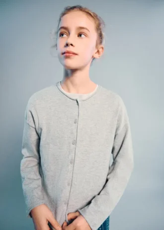 Długie rękawy, dzianinowy kardigan