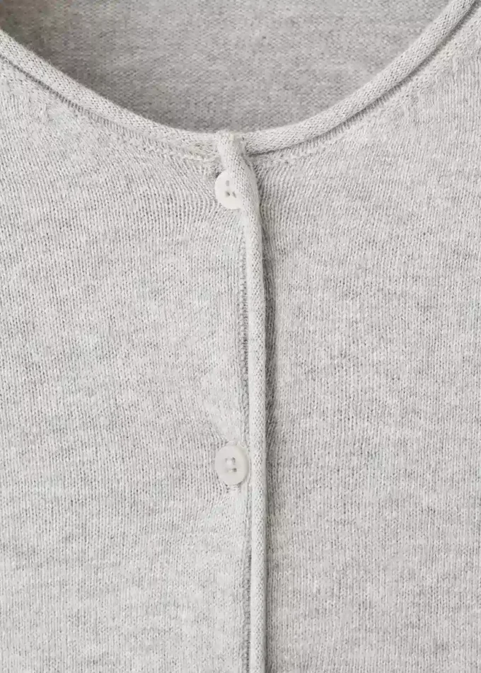 Długie rękawy, dzianinowy kardigan Długie rękawy, dzianinowy kardigan