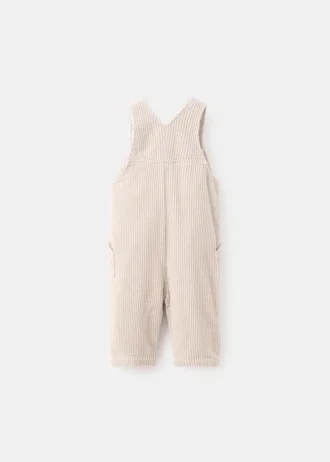 Długie spodnie ogrodniczki z sztruksu