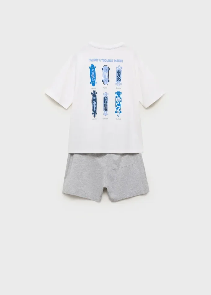 Dwuczęściowa krótka piżama Dwuczęściowa krótka piżama