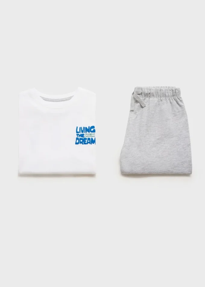 Dwuczęściowa krótka piżama Dwuczęściowa krótka piżama