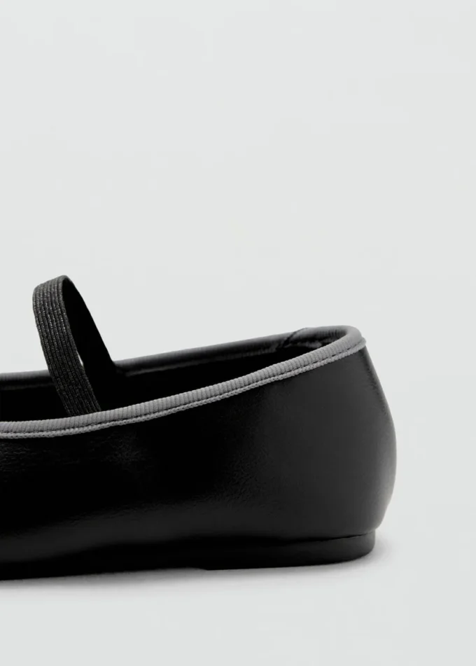 Dwukolorowe baleriny z kokardką Dwukolorowe baleriny z kokardką