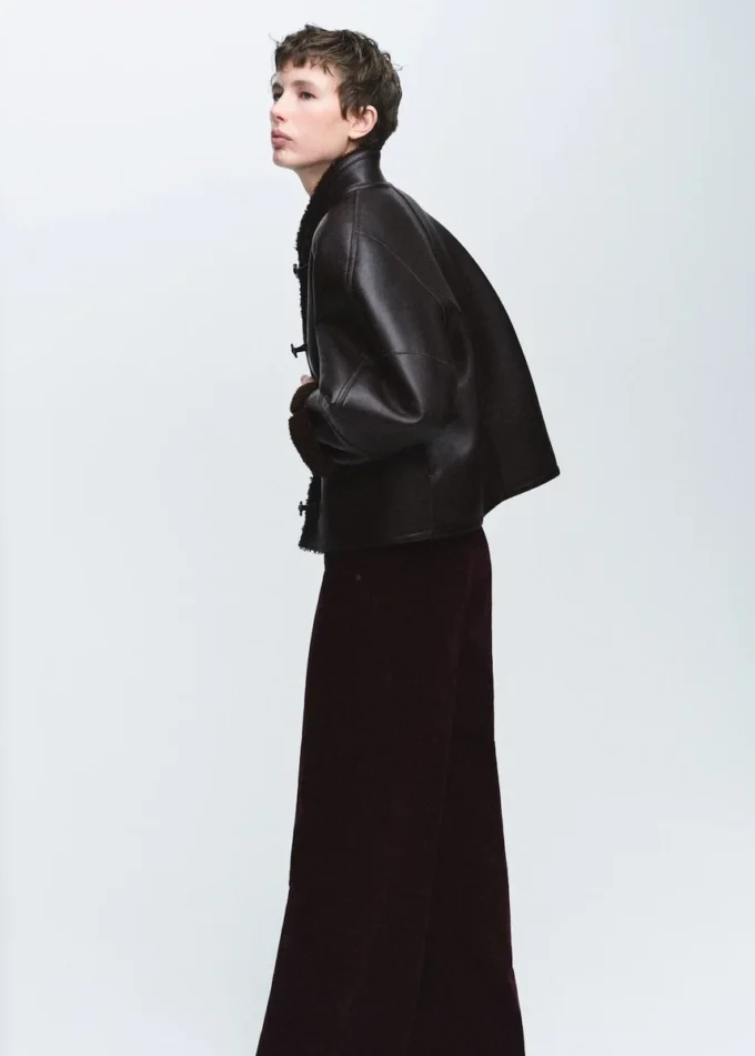 Dwustronna kurtka z owczej skóry Dwustronna kurtka z owczej skóry