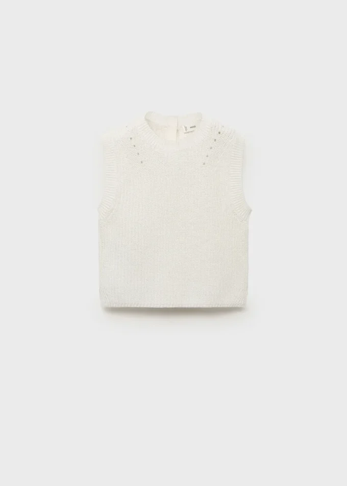 Dzianinowa kamizelka bawełniana Dzianinowa kamizelka bawełniana