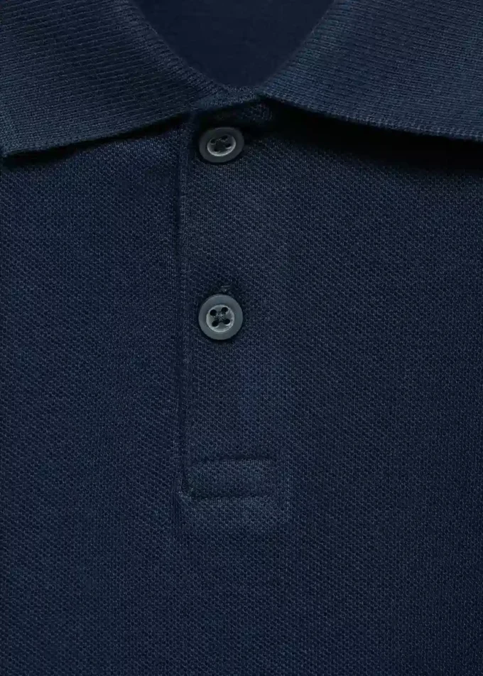 Dzianinowa koszulka polo zapinana na guziki Dzianinowa koszulka polo zapinana na guziki