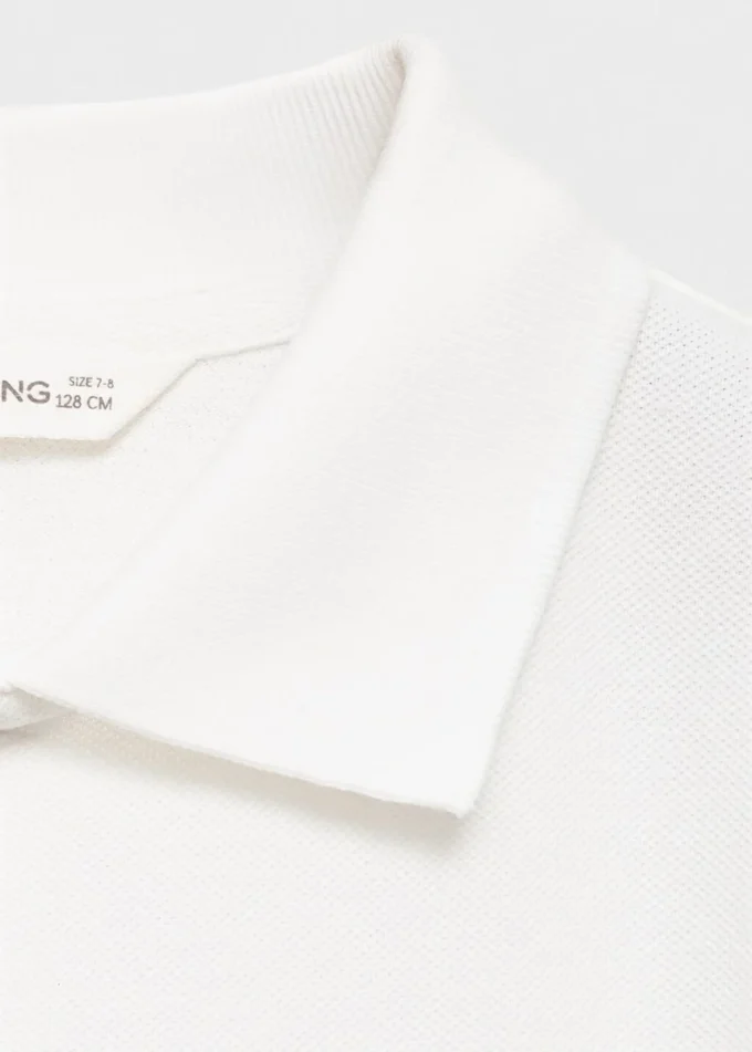 Dzianinowa koszulka polo zapinana na guziki