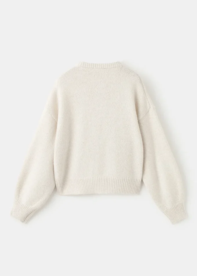 Dzianinowy kardigan z błyszczącymi detalami Dzianinowy kardigan z błyszczącymi detalami