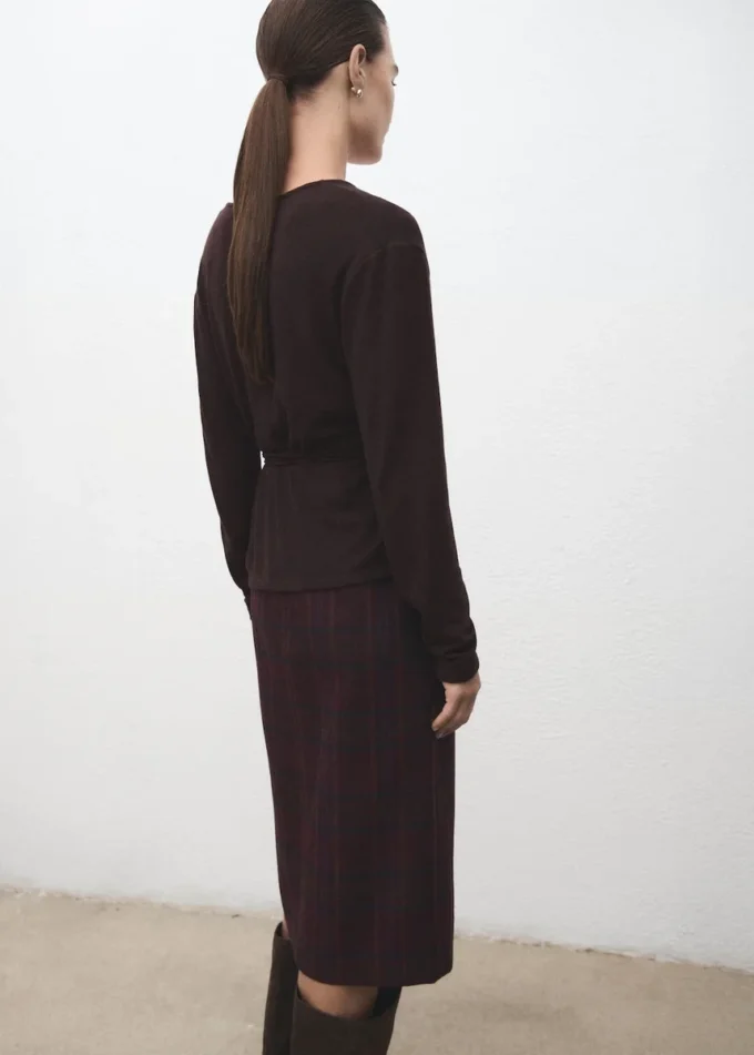 Dzianinowy kardigan z kokardą Dzianinowy kardigan z kokardą