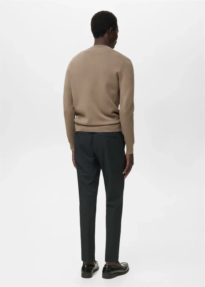 Dzianinowy kardigan zapinany na zamek błyskawiczny Dzianinowy kardigan zapinany na zamek błyskawiczny