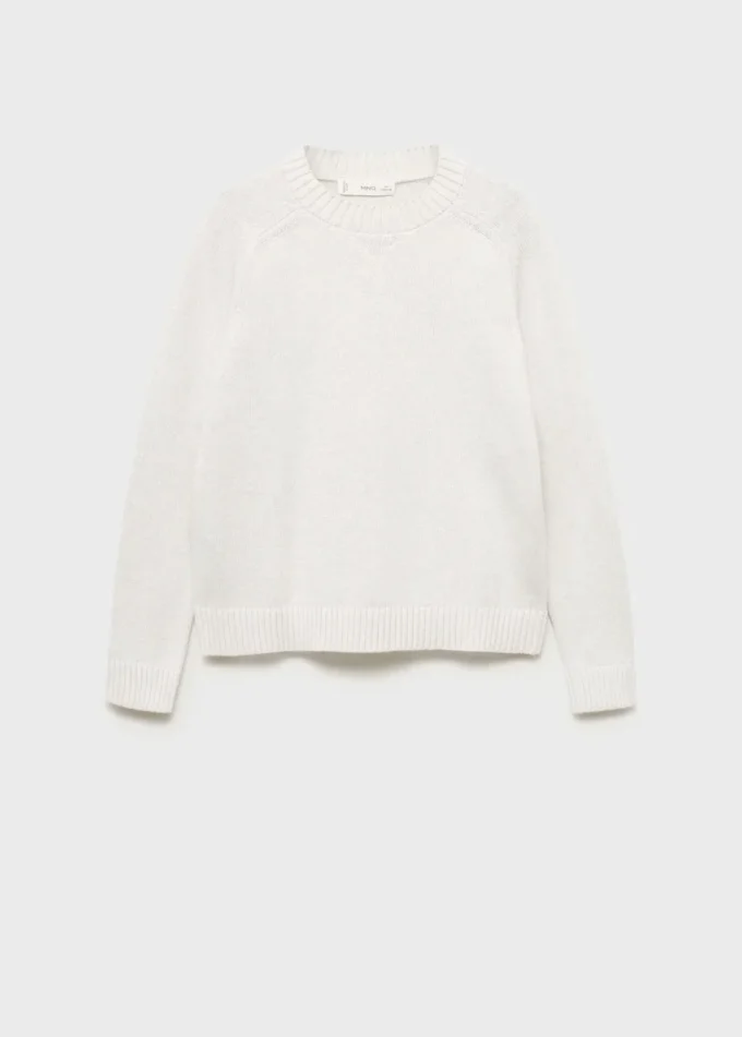 Dzianinowy sweter bawełniany Dzianinowy sweter bawełniany