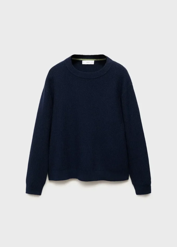 Dzianinowy sweter bawełniany Dzianinowy sweter bawełniany