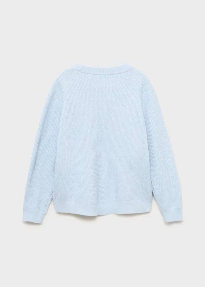 Dzianinowy sweter bawełniany Dzianinowy sweter bawełniany