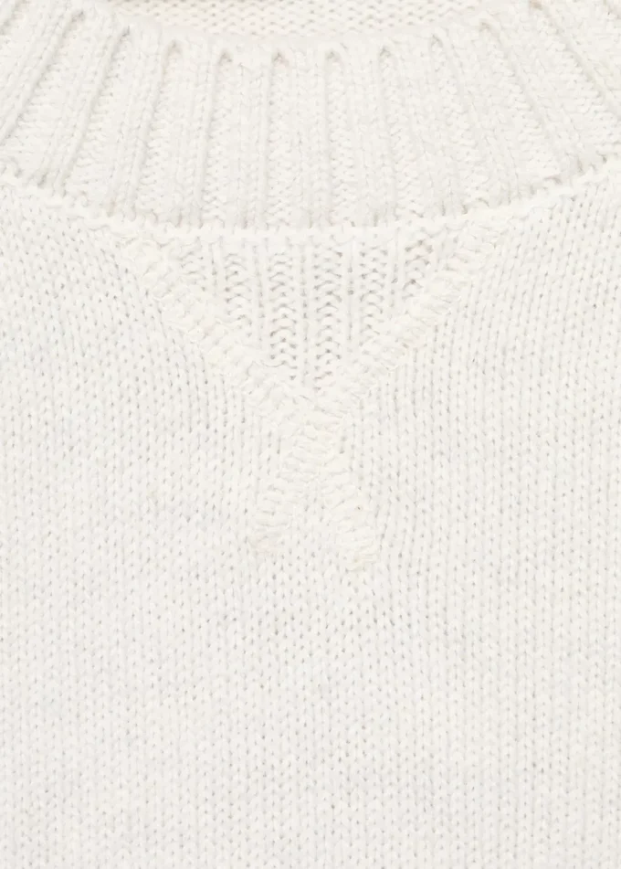 Dzianinowy sweter bawełniany Dzianinowy sweter bawełniany