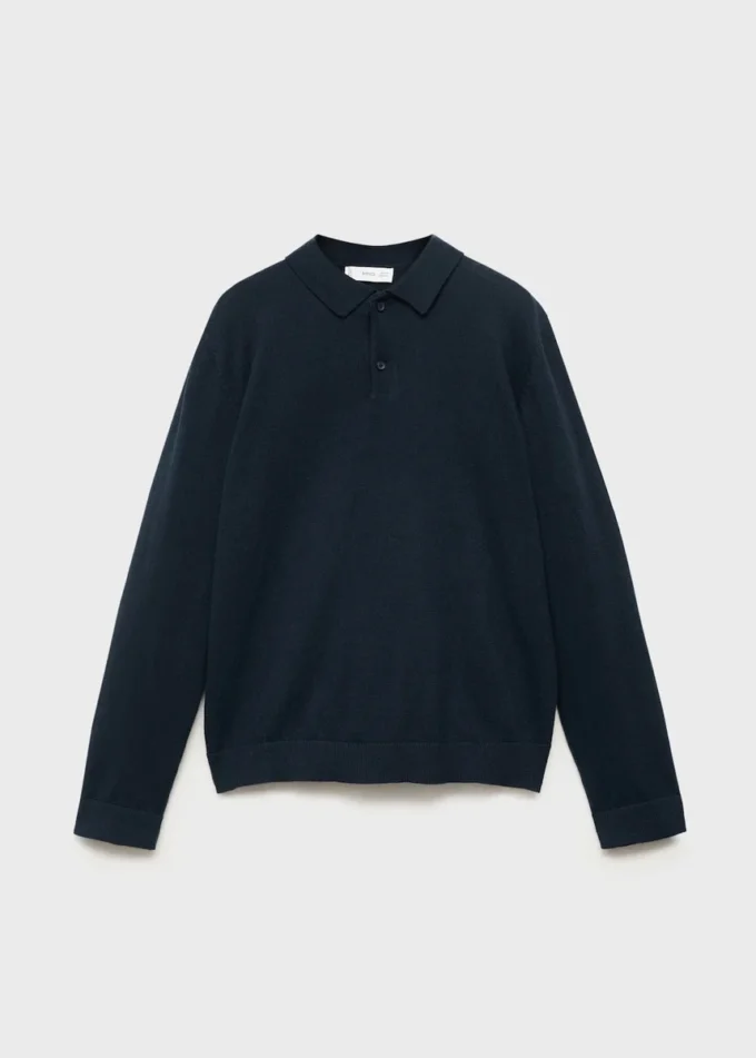 Dzianinowy sweter z golfem Dzianinowy sweter z golfem