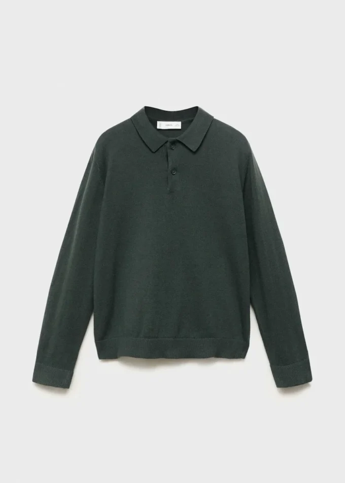 Dzianinowy sweter z golfem Dzianinowy sweter z golfem