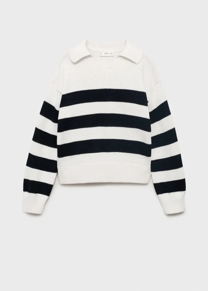 Dzianinowy sweter z golfem