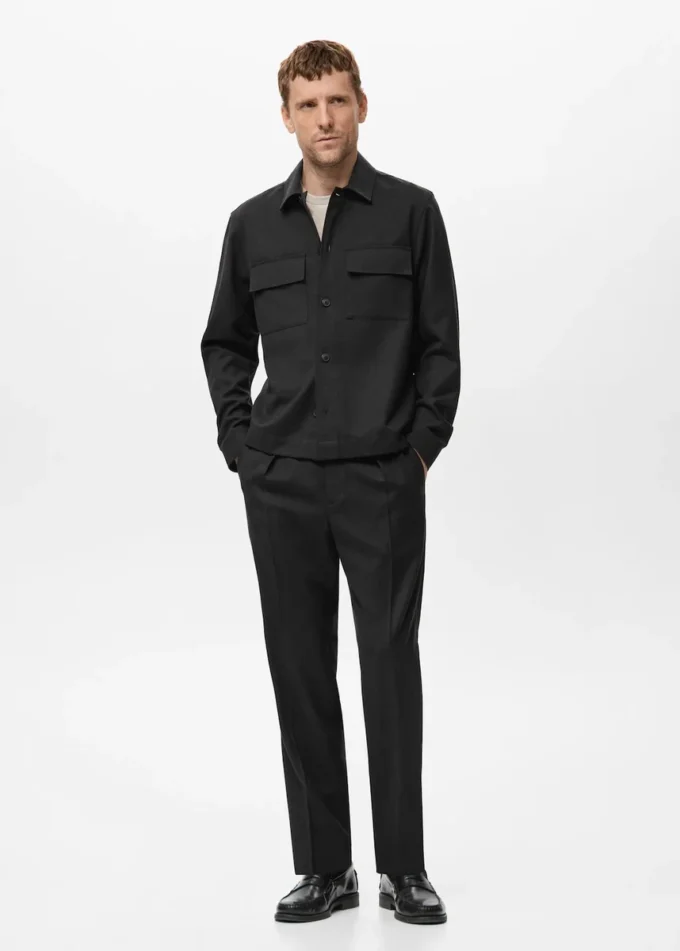 Flanelowa koszula z kieszeniami Flanelowa koszula z kieszeniami