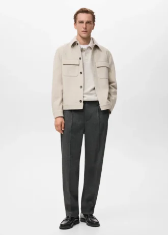 Flanelowa koszula z kieszeniami