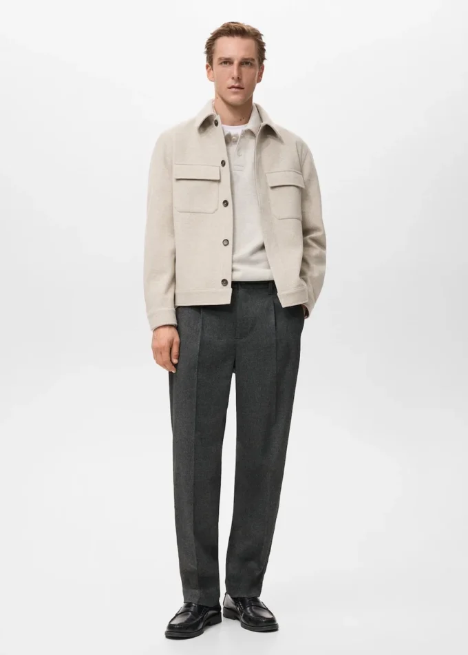 Flanelowa koszula z kieszeniami Flanelowa koszula z kieszeniami