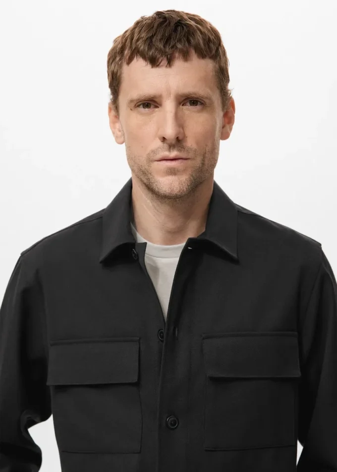 Flanelowa koszula z kieszeniami Flanelowa koszula z kieszeniami