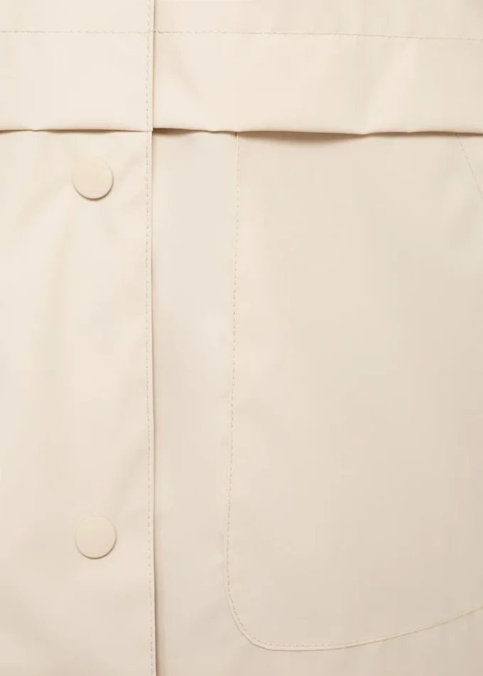 Gumowana kurtka typu barn jacket z kapturem Gumowana kurtka typu barn jacket z kapturem