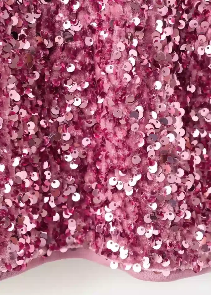 Jasna koszulka z cekinami Jasna koszulka z cekinami