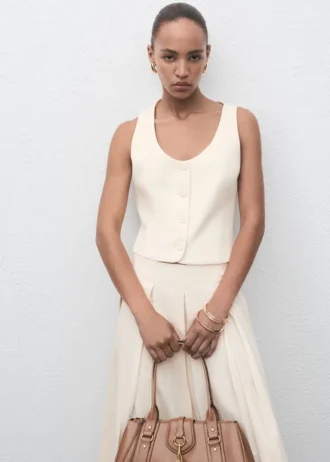 Kamizelka garniturowa z guzikami