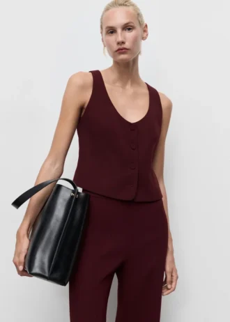 Kamizelka garniturowa z guzikami