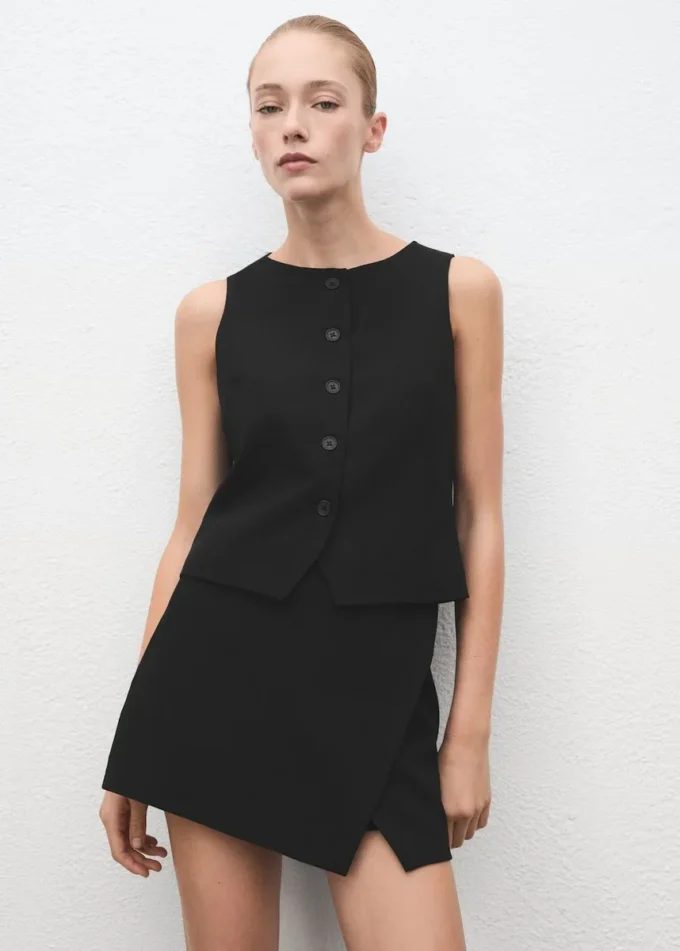 Kamizelka garniturowa z guzikami Kamizelka garniturowa z guzikami