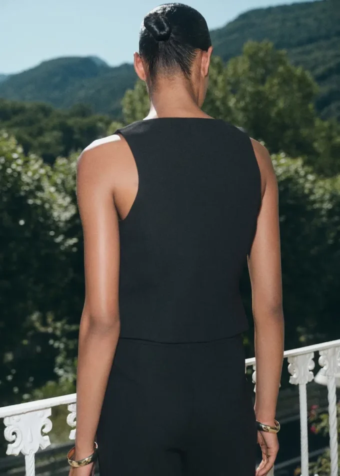 Kamizelka garniturowa z guzikami Kamizelka garniturowa z guzikami