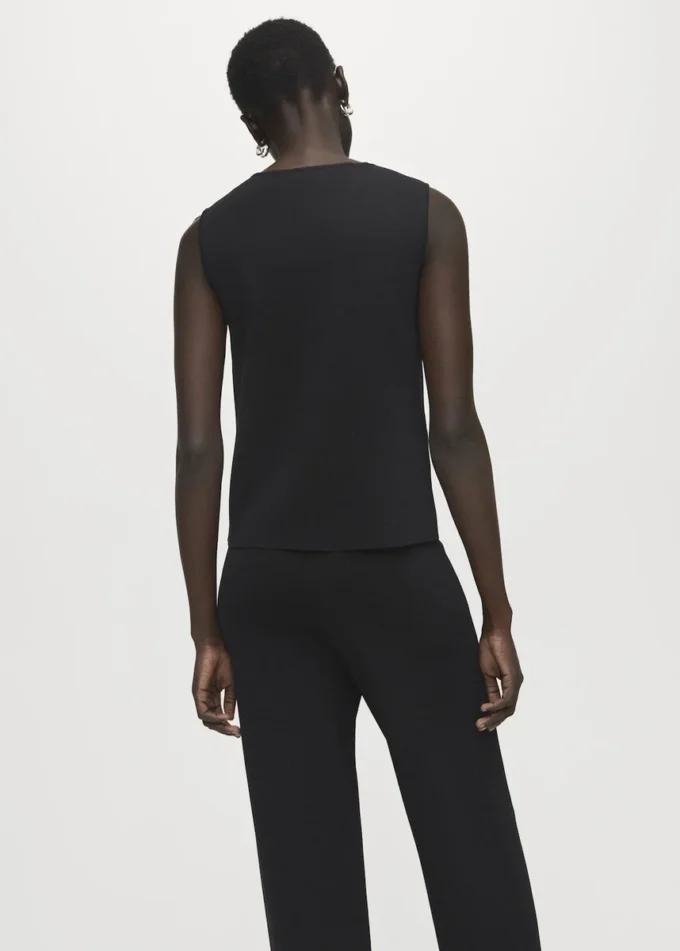 Kamizelka z cienkiej dzianiny Kamizelka z cienkiej dzianiny