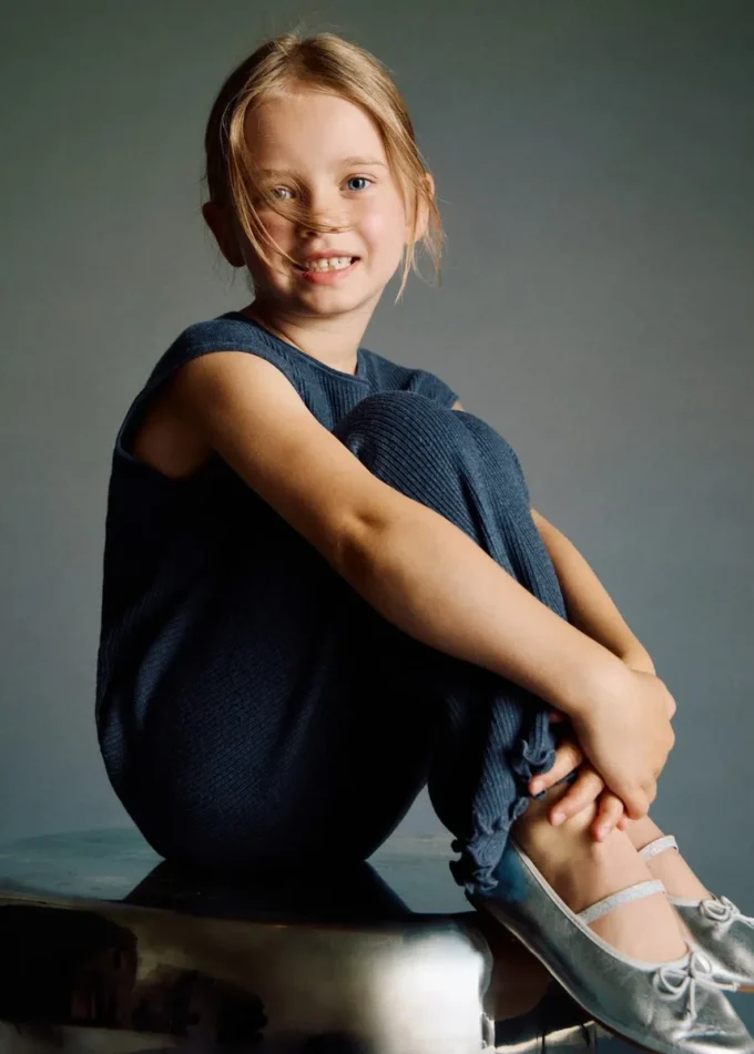 Kamizelka z dzianiny prążkowanej Kamizelka z dzianiny prążkowanej