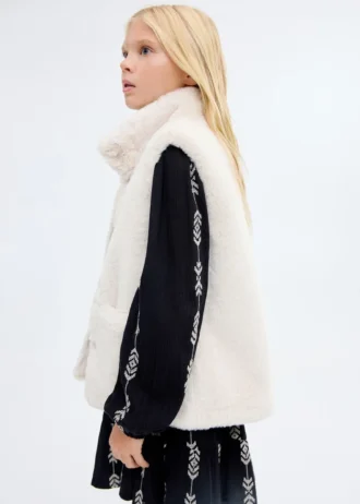 Kamizelka z efektem futra