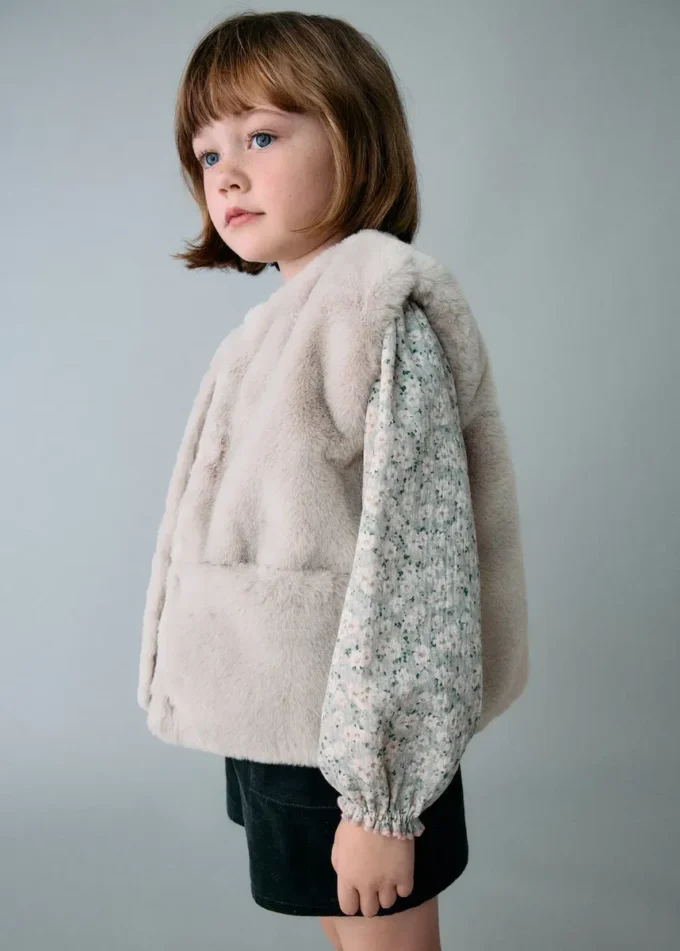 Kamizelka z efektem futra Kamizelka z efektem futra